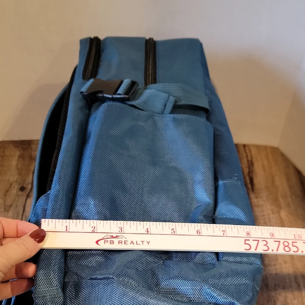 Doterra Teal Backpack with Black Accents